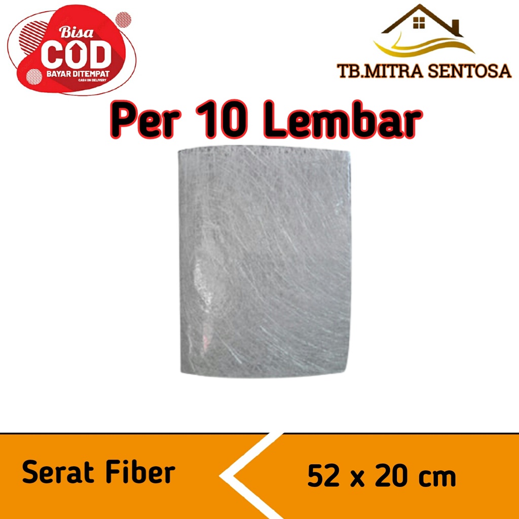 Serat fiber fiberglass aquaprof fiberglass mat anti bocor menambal bak tandon air dll