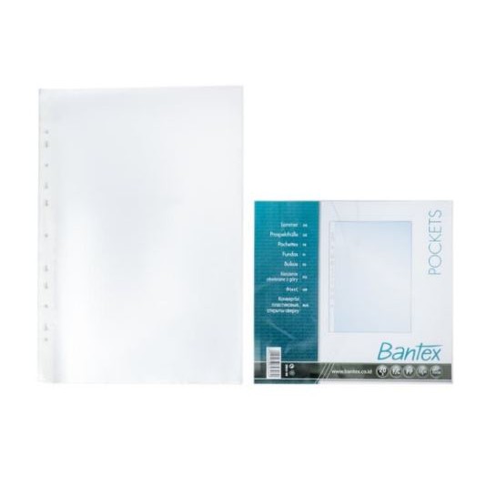 

Plastik Pocket Bantex Folio Clear 0.06mm
