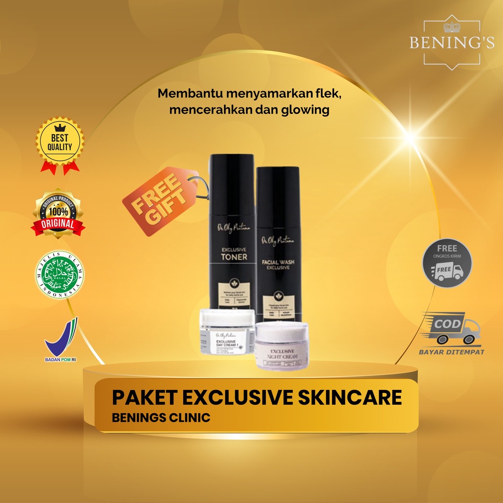 Jual Bening's Exclusive Skincare | Paketan Flek, Pencerah Dan Glowing ...