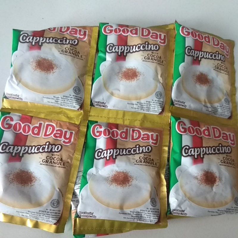 

Gooday Cappuccino sachet