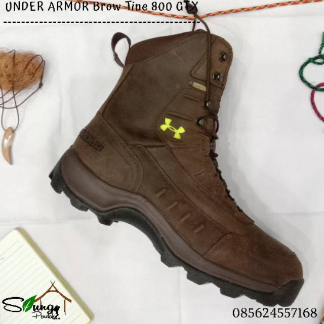 Sepatu Gunung / Sepatu Hiking Under Armor Brow Tine 800 GTX Waterproof Original