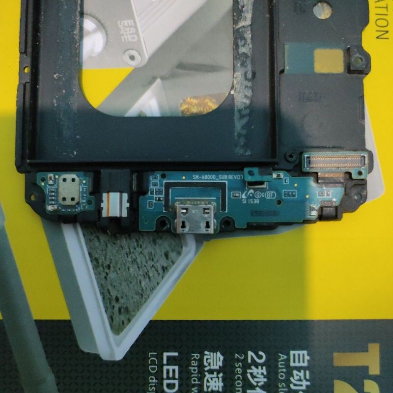 papan cas Samsung A8 2015 boot bawah samsung A800f second original
