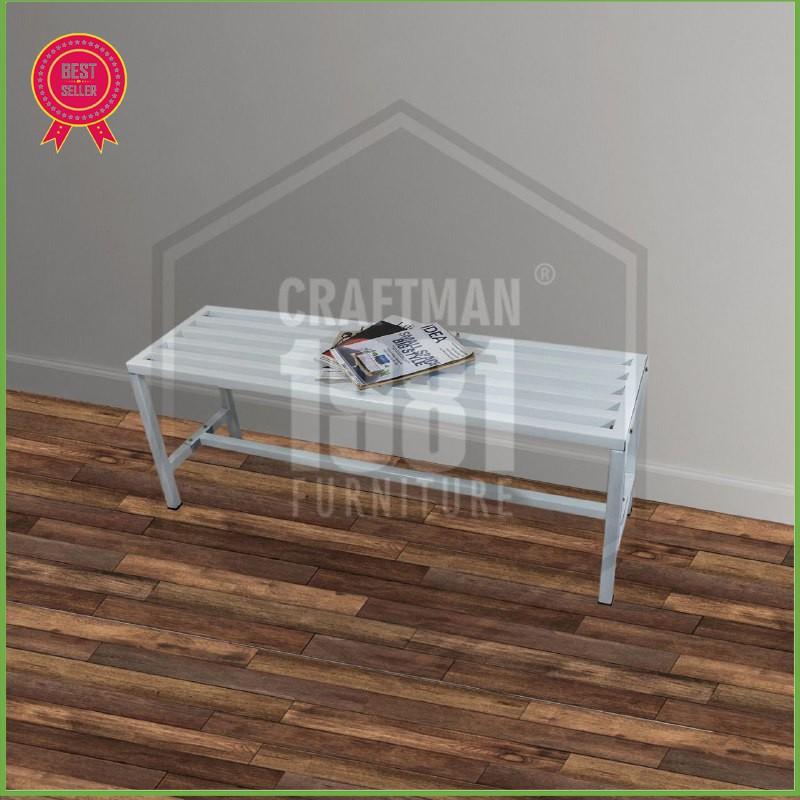 Kursi Bangku Ruang Tunggu Ruang Tamu 120x30 Besi Panjang Minimalis