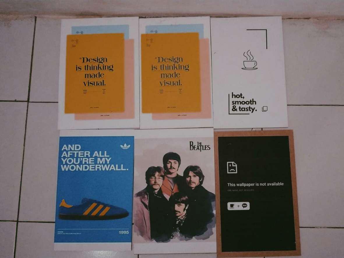 Hiasan Dinding Kamar Dekorasi Rumah Wall Decor Poster Kayu Aesthetic 5