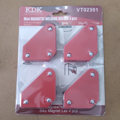 KDK VT02301 Siku Magnet Set 4 Pcs Mini - Smart Welding Magnet - TERMURAH