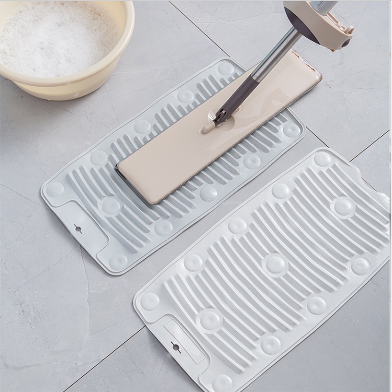 HOVELSHOP Alas Papan Cuci Baju Keset Karet Foldable Washboard Silicone