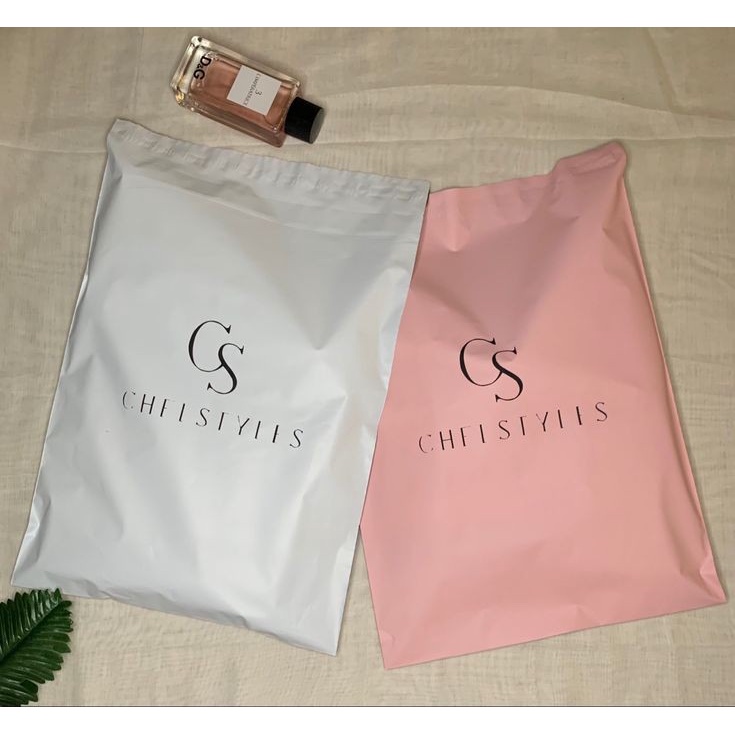 plastik polymer polymailer  pink | salem packing custom olshop hijab murah baju design brand kamu