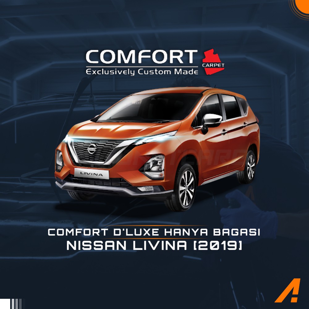 Karpet Comfort Deluxe Hanya Bagasi Nissan Livina 2019