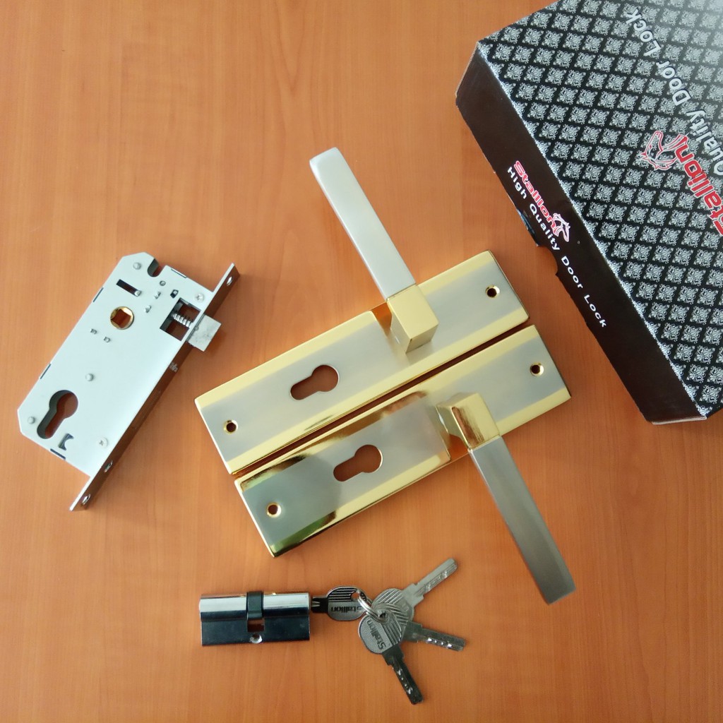 Jual KUNCI PINTU RUMAH UKURAN SEDANG MINIMALIS STALLION SM 16 | Shopee