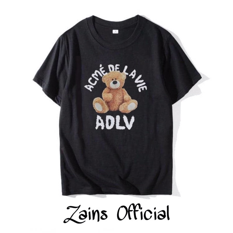 KAOS DISTRO ADLV Acme De La Vie Bear - Baju Import / TSHIRT / HITAM / DEWASA / PRIA / ROCK / WANITA 