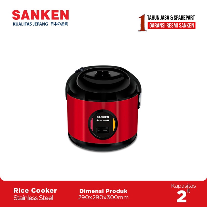 Jual Sanken SJ2800M Rice Cooker 2 Liter Indonesia