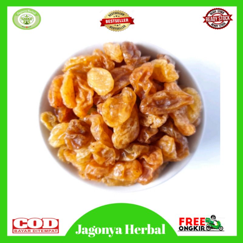 

KISMIS ANGGUR GOLDEN RAISIN 100 GR / KISMIS ASAM MANIS / KISMIS KUNING PANJANG