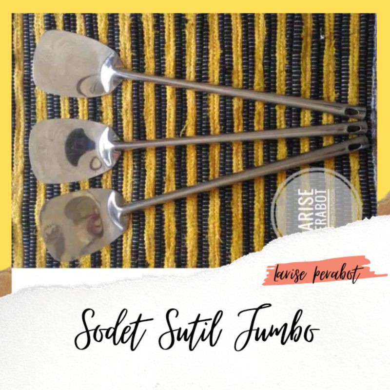Soled Stainless Besar/Sodet Stainless Besar/alat goreng Besar