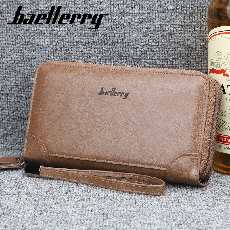 BAELLERRY S6702 Dompet Pria Wanita Panjang Bahan Kulit PU Leather Premium WATCHKITE BAEOS-5