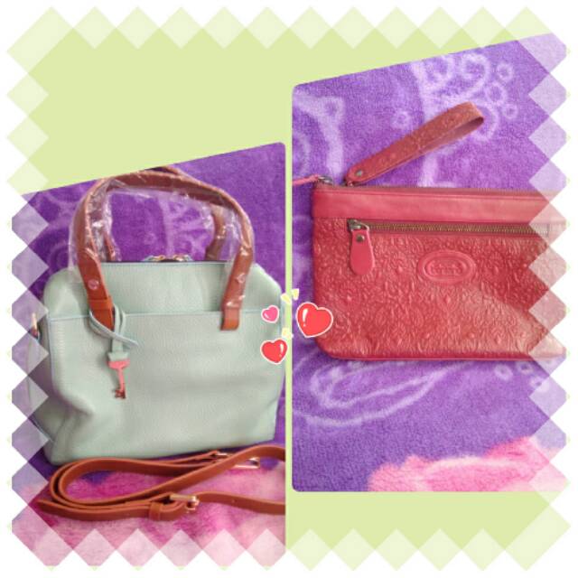(HABIS)Bundling raisa bag by ezmour dan uchu pouch by berliano