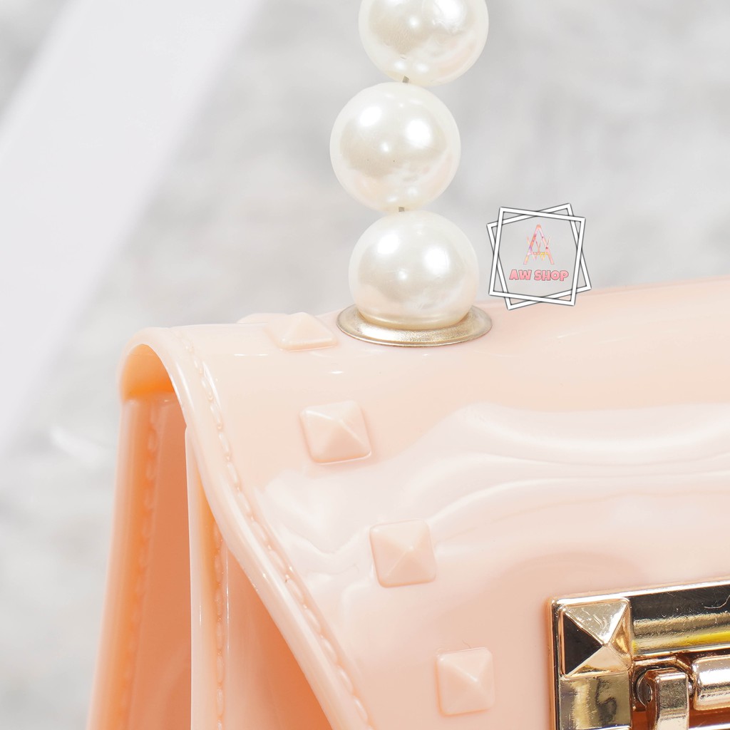 Tas Jelly Glossy Valen Pearl  | Tas Jelly Glossy Import