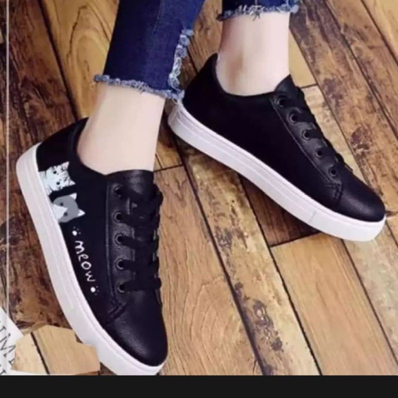 sepatu sneakers kets meow terbaru