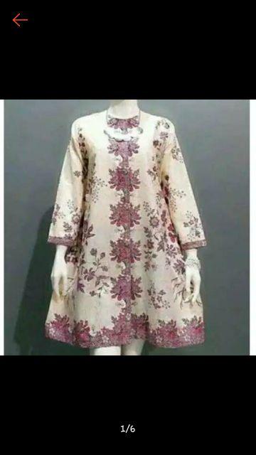 Dress Batik Tunik Sakura Warna