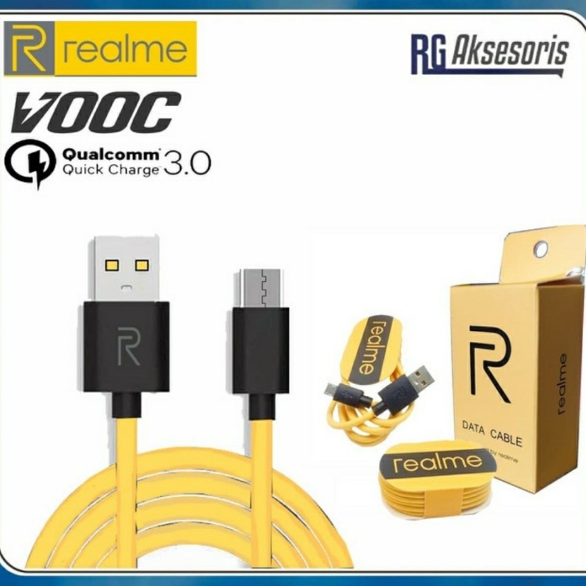 KABEL DATA REALME MICRO USB FAST CHARGING 2.4A - FA