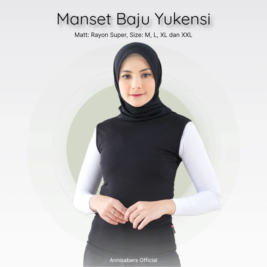 Manset Yukensi / Buntung / Tanpa Lengan / Manset Lekbong Polos Warna Size L, XL dan XXL &quot;READY STOK&quot;