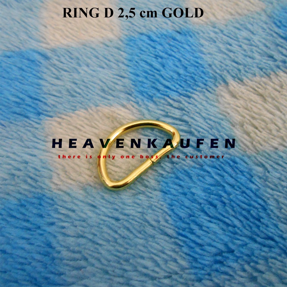 Ring D gold Emas 2,5 cm Murah Eceran Grosir