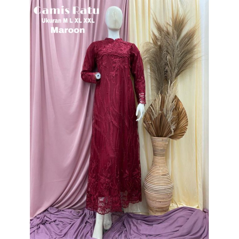 KEBAYA ROSE MALIKA - KEBAYA TULLE IMPORT  - BAJU PESTA CANTIK - PAKAIAN WANITA TERLARIS