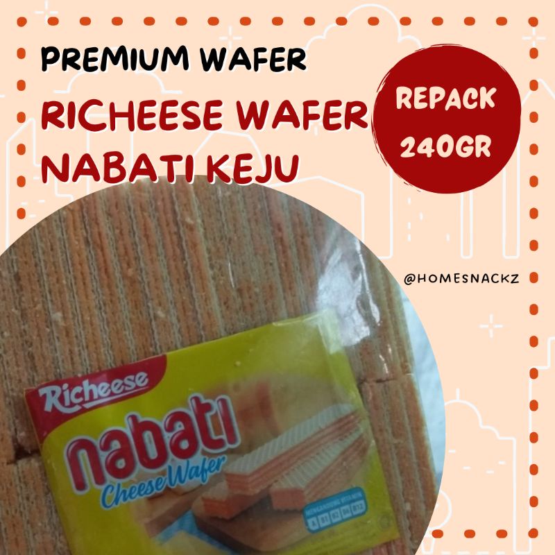 

WAFER NABATI KEJU COKLAT PINK LAVA 240GR SNACK RICHEESE KILOAN ORIGINAL