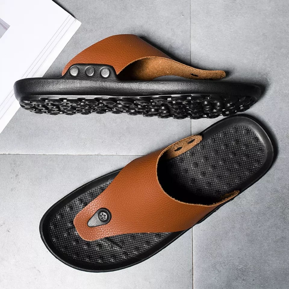 Sandal jepit pria branded - SANDAL JAPIT TRES