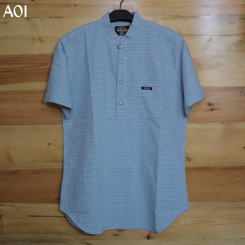 Kaos salur kaos pria kaos cowok kaos salur pria kaos salur kuning kaos lengan pendek pria