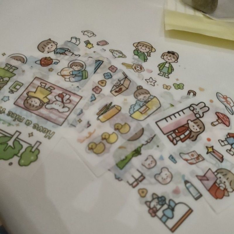 

stiker untuk buku lucu