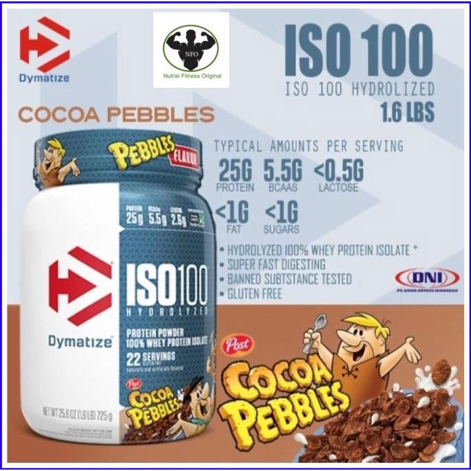 DYMATIZE - ISO 100 HYDROLYZED WHEY PROTEIN ISOLATE 1.6 LB 22 SERVINGS FDGS56415C