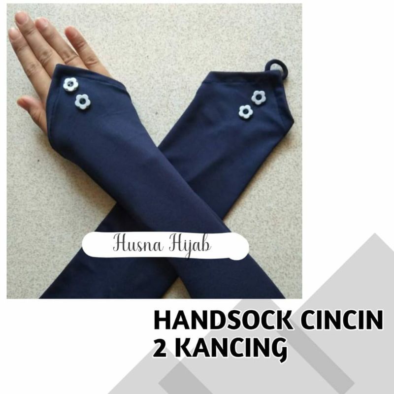 [HUSNA COLLECTION] Handsock Cincin 2 Kancing / Handsock Kancing