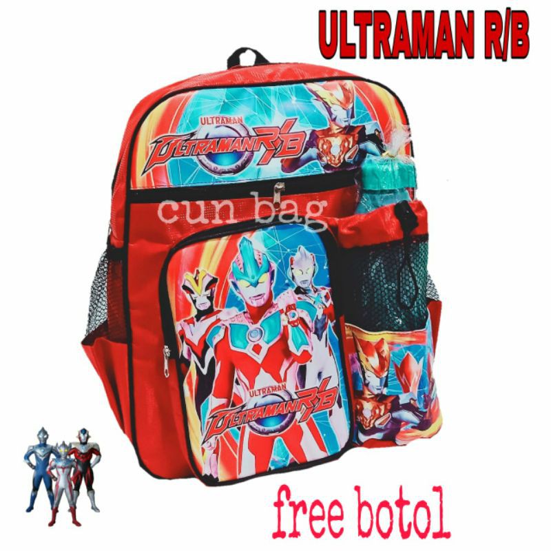 Tas Ransel Ultramen Free Botol Minum