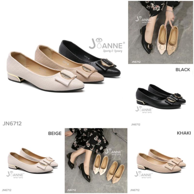 RESTOCK!! JOANNE Heels Pump Shoes Sepatu Kerja Wanita JN6712