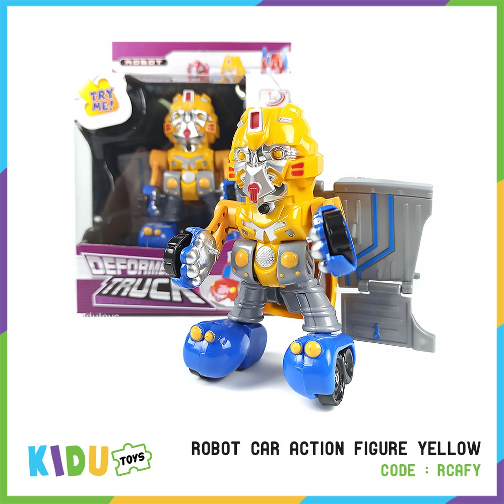 Mainan Anak Robot Robot Car Action Figure Kidu Toys