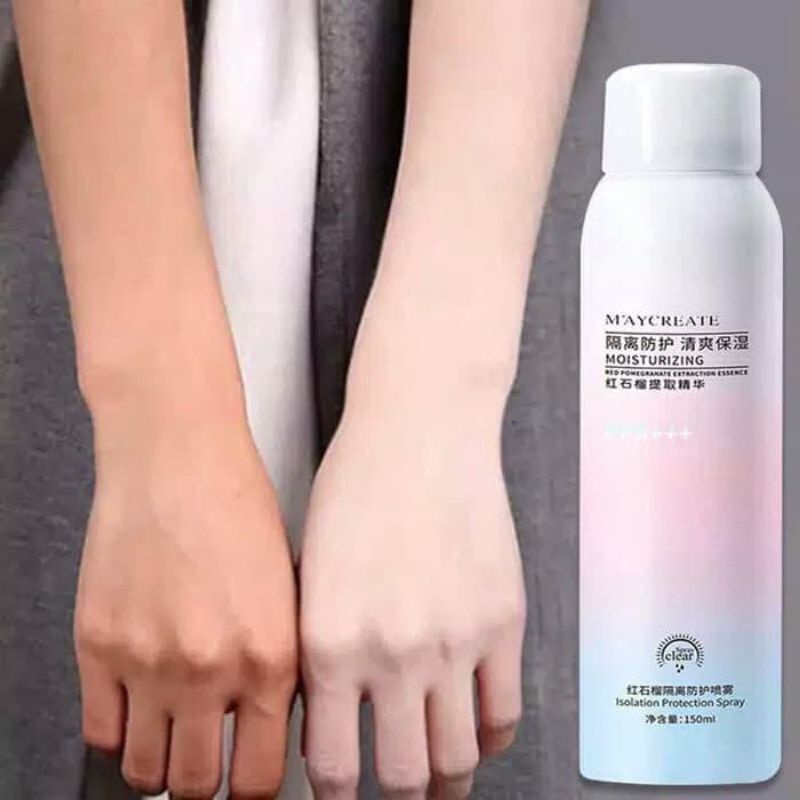 Pemutih Kulit Permanen orang Korea Dalam Satu Kali Pakai Hanbody Pemutih Badan Lotion Pemutih Kulit Permanen Handbody Spray Pemutih Kulit Instan Terlaris Lotion Spray Spf 50 Maycreate 100% Ori BPOM