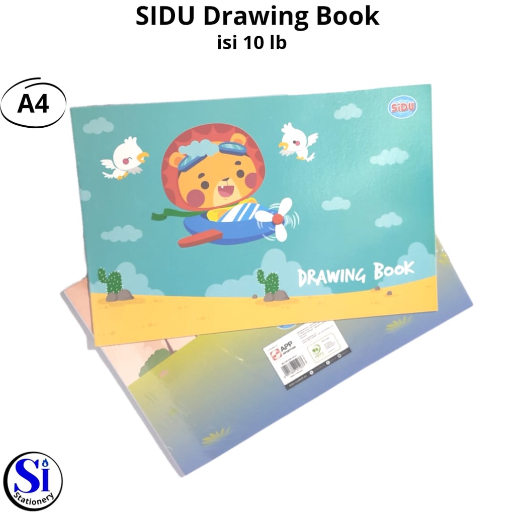 

Buku Gambar Sidu A4 /Sinar Dunia Drawing Book A4 Pack Isi 5 Buku