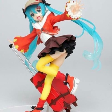 

Promo PVC Vocaloid Hatsune Miku Autumn Clothing Luggage Suitcase Figure Berkualitas