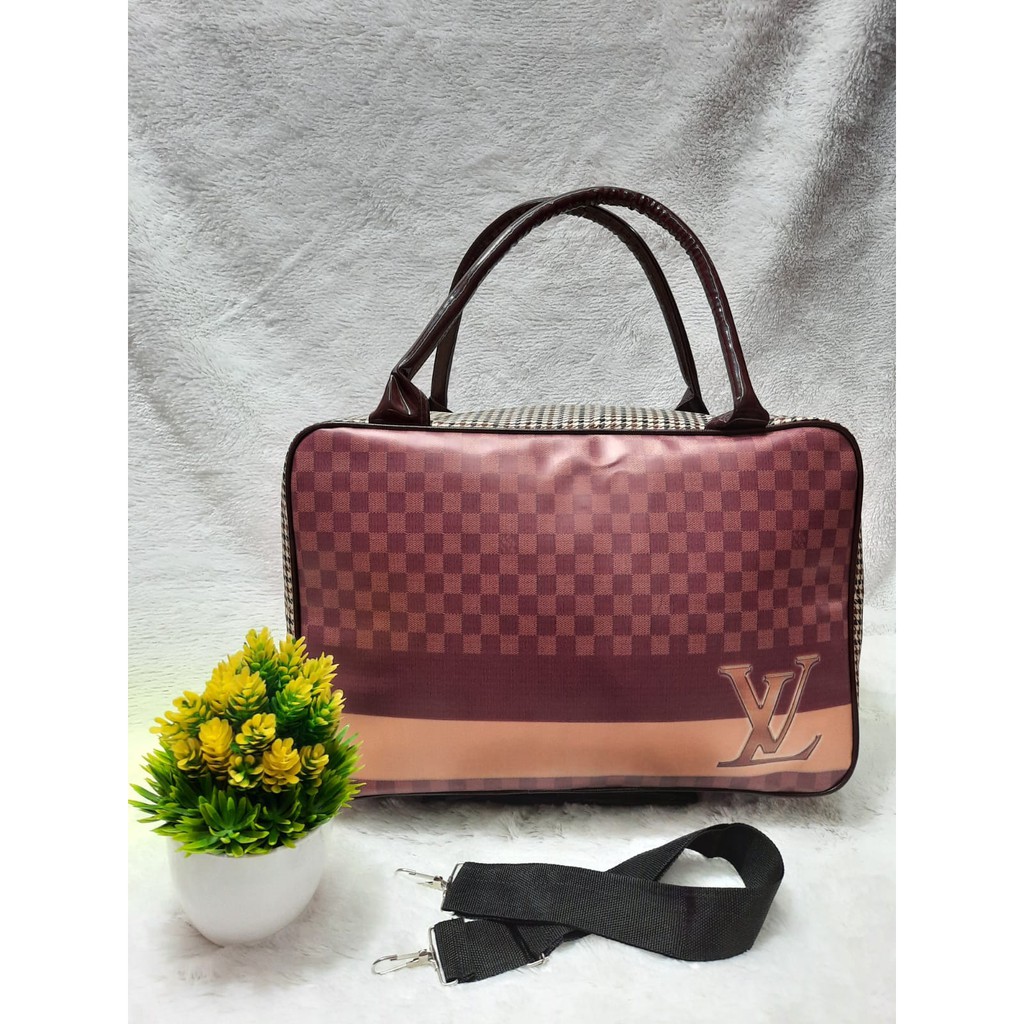 TRAVEL BAG KOPER SPON TAS JINJING MOTIF XL