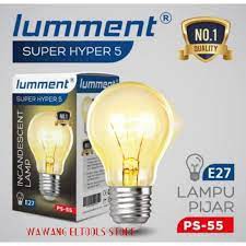 Bohlam PIJAR 5w SUPER Hyper 5 Tabung besar Cahaya Kuning Sinar Hangat Bulb Lampu kandang Ayam Itik