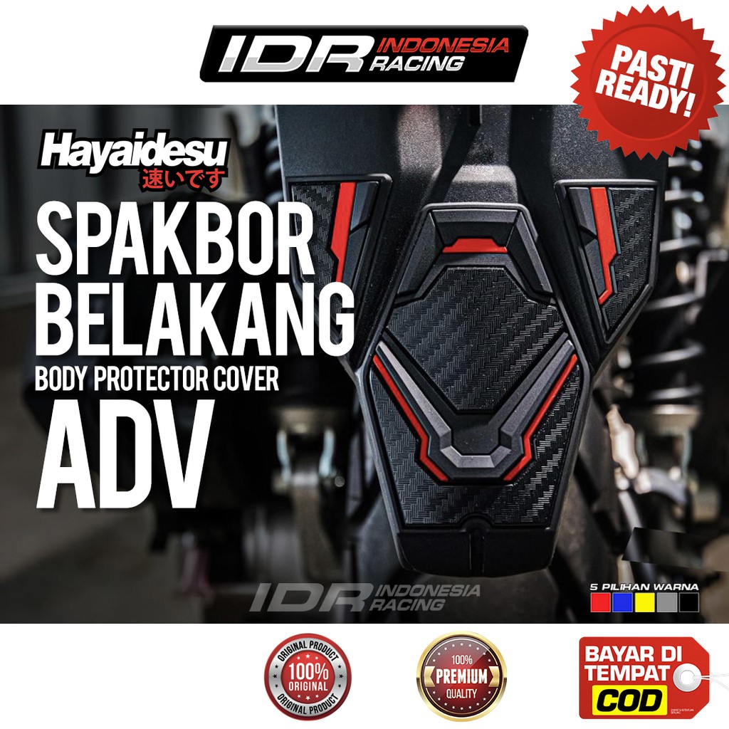 Hayaidesu Rear Fender ADV 150 Cover Spakbor Belakang Honda