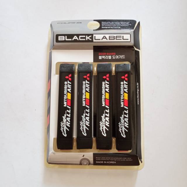 Doorguard pelindung pintu mobil Ralliart, pengaman pintu mobil