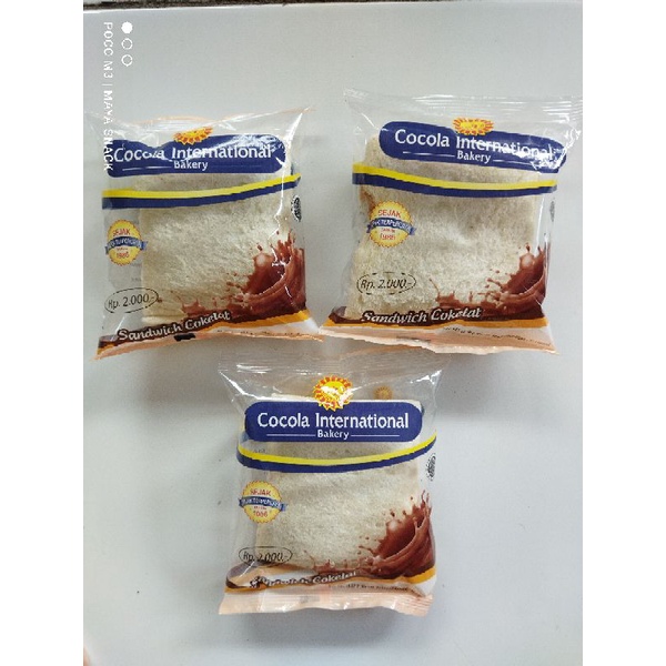 

Roti Sandwich cokelat by Cocola Internasional Bakery