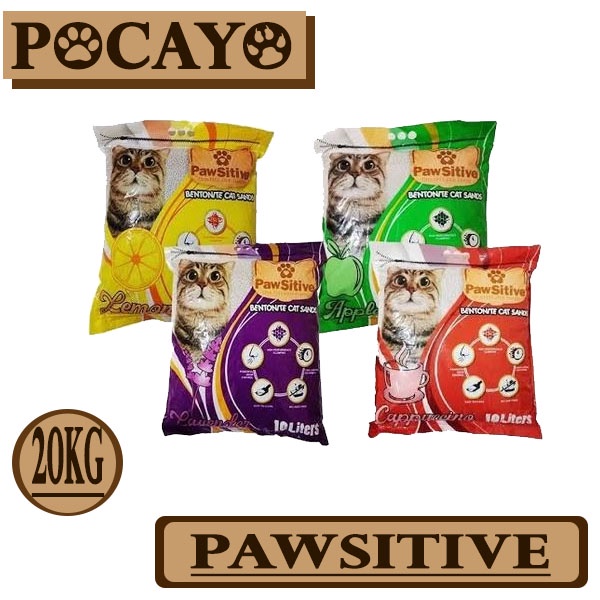 Pasir Kucing PAWSITIVE 25L/20KG - ALL VARIAN (Grab/Gosend)