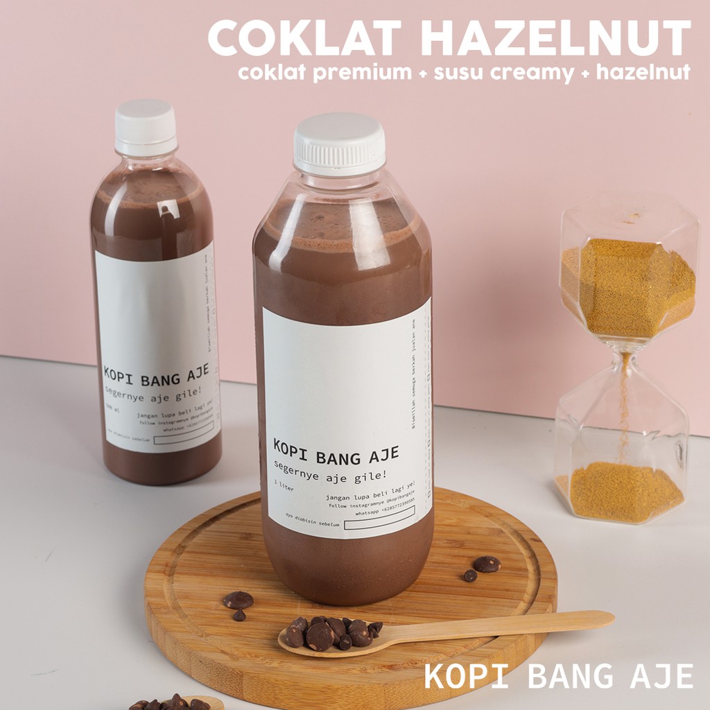 

Deskripsi KOPI BANG AJE - COKLAT HAZELNUT 1 Liter