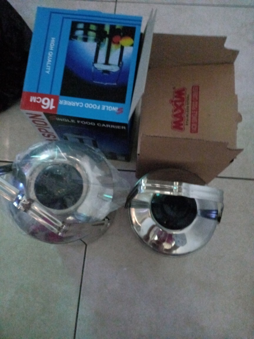 Rantang Tunggal Stainless 14cm Maspion (single Food Carrier)