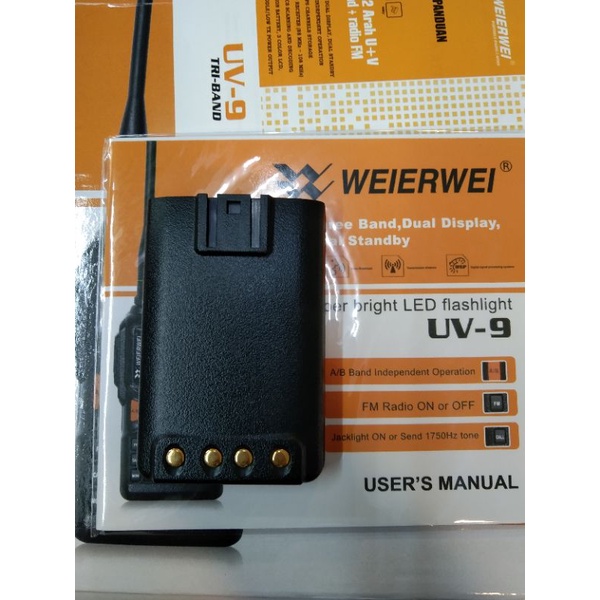 Batre ht weierwei uv9 tri band original