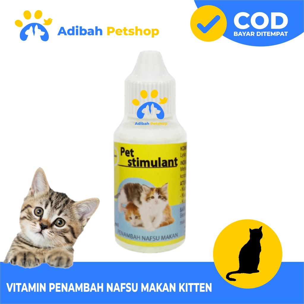 PET STIMULANT 30 ML - VITAMIN PENAMBAH NAFSU MAKAN KITTEN & KUCING AMPUH