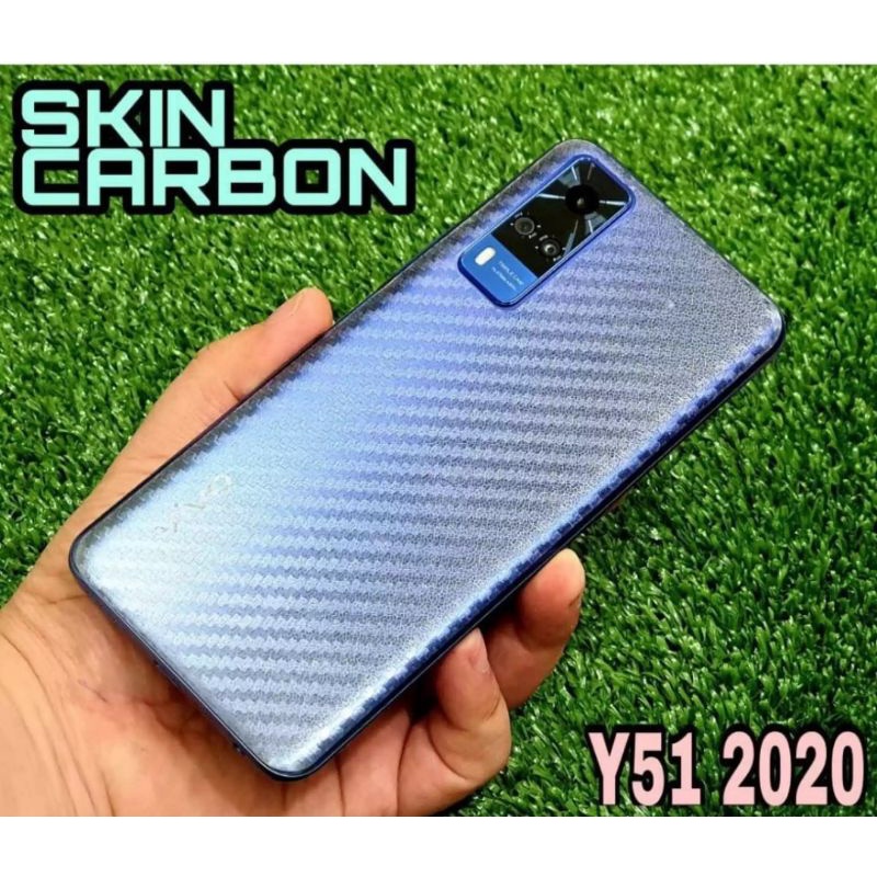 GARSKIN ANTI JAMUR VIVO Y20/ Y12S/ Y20S/ Y51/ Y53S SKINCARBON TRANSPARANT