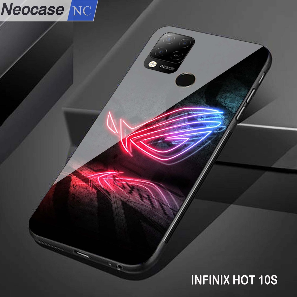 [N31] Softcase Glass Kaca Infinix Hot 10S - Case Hp Infinix Hot 10S - Casing Hp Infinix Hot 10S